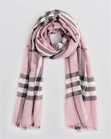 burberry scarf pink heather|Burberry silk scarf.